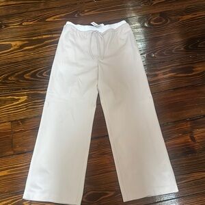 Babaton aritzia pink and white pants